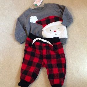 Carter’s Baby Boy Christmas Fleece 2 Pc Size 3M